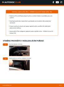 Jak provést výměnu: Kabinovy filtr Accord IX Sedan (CR) 2.4 (CR2)