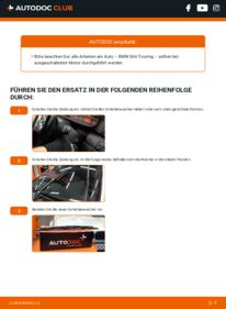 Wie der Wechsel ausgeführt wird: Scheibenwischer 320d 2.0 BMW E46 Touring
