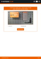 Montering Klimafilter SKODA FABIA Combi - steg-for-steg manualer