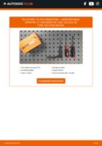 Manualul online pentru schimbarea Filtru combustibil la MERCEDES-BENZ SPRINTER 2-t Box (901, 902)
