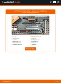 Kuidas välja vahetamist läbi viia: Skoda Roomster 5j 1.9 TDI Roolivardapea
