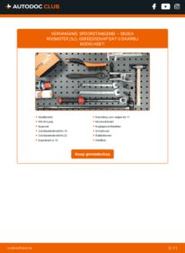 Vervanging uitvoeren: Stuurkogel 1.9 TDI Skoda Roomster 5j