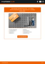 Brandstof-filter FIAT DOBLO Box Body / Estate (263) monteren - stap-voor-stap tutorial