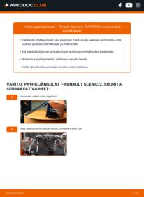 Kuinka vaihtaa Pyyhkijänsulat 1.9 dCi Renault Scenic 2 -autoon