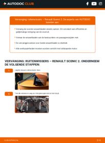 Vervanging uitvoeren: Ruitenwissers 1.9 dCi Renault Scenic 2