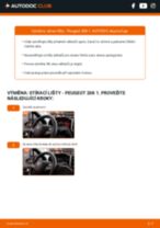 Profesionální průvodce výměnou součástky List stěrače na tvém autě Peugeot 208 1 1.4 HDi