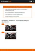 Den professionelle guide til udskiftning af Viskerblade på din Peugeot 208 1 1.4 HDi
