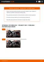Profesjonalny poradnik wymiany produktu Pióro wycieraczki w Twoim samochodzie Peugeot 208 1 1.4 HDi
