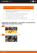 Stap-voor-stap PDF-handleidingen over het veranderen van ALFA ROMEO 159 Sportwagon (939) Ruitenwissers