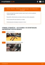 Podrobný PDF tutorial k výmene ALFA ROMEO 159 Sportwagon (939) Stieracia liżta