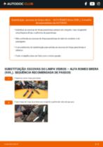 Manual DIY sobre como substituir o Escovas do Limpa Vidros no ALFA ROMEO BRERA