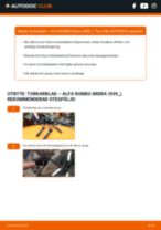 Hur byter man och justera Vindrutetorkare ALFA ROMEO BRERA: pdf instruktioner