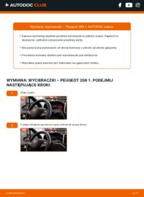 Jak wymienić Pióro wycieraczki 208 I Hatchback (CA_, CC_) 1.4 HDi