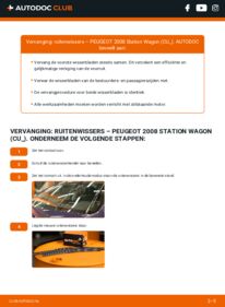 Vervanging uitvoeren: Ruitenwissers 1.6 HDi Peugeot 2008 Station Wagon