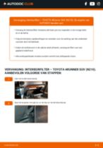 De professionele reparatiehandleiding voor Remblokken-vervanging in je Toyota 4runner UZN210 4.0 (GRN215)