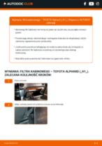 Profesjonalny poradnik wymiany produktu Świeca zapłonowa w Twoim samochodzie Alphard AH10 2.4 4WD (ANH15W)