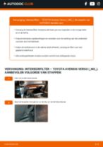 Tutorial PDF over reparatie van Avensis Verso (_M2_) 2.0 VVT-i (ACM20_)