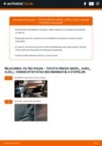 TOYOTA PREVIA / ESTIMA carte tehnica de reparație și întreținere