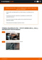 Profesionálny sprievodca výmenou súčiastky Olejový filter na tvojom aute Toyota Sienna XL20 3.3 (MCL20_, MCL23_)