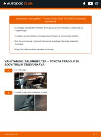 Kuidas välja vahetamist läbi viia: Toyota Prado J120 3.0 D-4D (KDJ120, KDJ125) Salongifilter