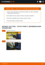 Kaip pakeisti Stiklo valytuvai mano Yaris III Hatchback (XP13) 1.3 (NSP130_)? Išsamios instrukcijos