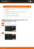 Jak vyměnit přední a zadní List stěrače TOYOTA CAMRY SOLARA Coupe (MCV3_, ACV3_) - manuály online