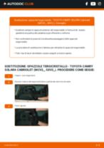 Sostituzione Tergicristalli anteriore e posteriore TOYOTA SOLARA: tutorial PDF passo-passo