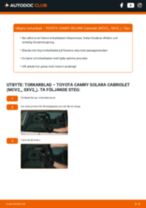 bilreservdelar TOYOTA CAMRY SOLARA Cabriolet (MCV2_, SXV2_) | PDF Manual för reparation