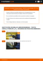Sustitución de Escobillas de parabrisas en TOYOTA COROLLA Station Wagon (_E7_) - consejos y trucos