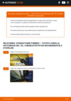 Manualul online pentru schimbarea Ștergător la TOYOTA COROLLA Hatchback (KE, TE)