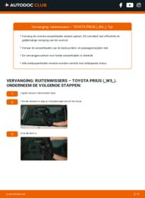 Vervangen: Ruitenwissers 1.8 Hybrid (ZVW50_, ZVW51_) Toyota Prius W50