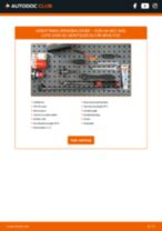 Trin-for-trin PDF-tutorial om skift af AUDI A8 (4E_) Bremseklodser