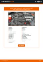 Trin-for-trin PDF-tutorial om skift af AUDI R8 Spyder Hjulleje