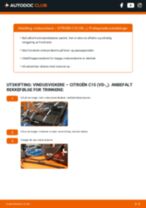 DIY-manual for utskifting av Vindusviskere i CITROËN C15 2006