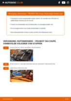 Hoe Achterruitwisser achter en vóór vervangen PEUGEOT 504 Coupe - handleiding online