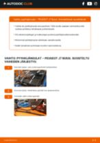 Vaiheittainen PDF-opas: kuinka vaihtaa PEUGEOT J7 Bus -mallin Pyyhkijänsulat