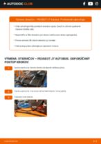 Podrobný PDF tutorial k výmene PEUGEOT J7 Bus Stieracia liżta