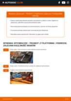 Jak wymienić Pióra do wycieraczek tylne i przednie PEUGEOT J7 Platform/Chassis - instrukcje online