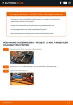 De professionele reparatiehandleiding voor Oliefilter-vervanging in je PEUGEOT J9 Bus 2.5 D