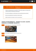Vaiheittainen PDF-opas: kuinka vaihtaa Peugeot 605 6B -mallin Raitisilmasuodatin