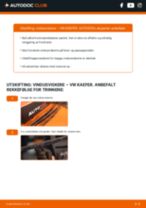 DIY-manual for utskifting av Vindusviskere i VW KAEFER 2003