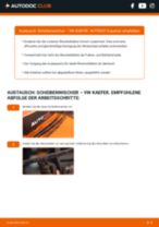 Brauchbare Handbuch zum Austausch von Scheibenwischer beim VW KAEFER