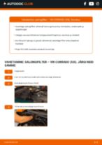 DIY käsiraamat Salongifilter asendamiseks VW CORRADO