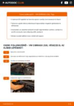 VW Corrado (53i) 1991 javítási és kezelési útmutató pdf