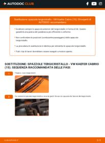 Sostituzione di Tergicristalli VW Kaefer Cabrio 15 1302,1303 1.6