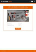 Byta Bromsbelägg keramiska RENAULT CLIO I (B/C57_, 5/357_): guide pdf