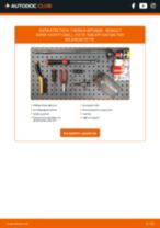 Βήμα-βήμα PDF οδηγιών για να αλλάξετε Τακάκια Φρένων σε RENAULT SUPER 5 Box (S40_)