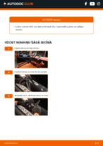 Clio III Grandtour 1.2 16V (KR02, KR0J) Stikla tīrītāja slotiņa: kā nomainīt? Pakāpeniskas rokasgrāmatas