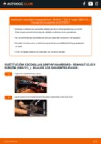 La guía profesional para realizar la sustitución de Escobillas de Limpiaparabrisas en tu Renault Clio 2 Furgón 1.5 dCi