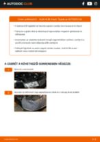 Hogyan cseréljünk Utastér levegőszűrő AUDI A4 Avant (8E5, B6) - kézikönyv online